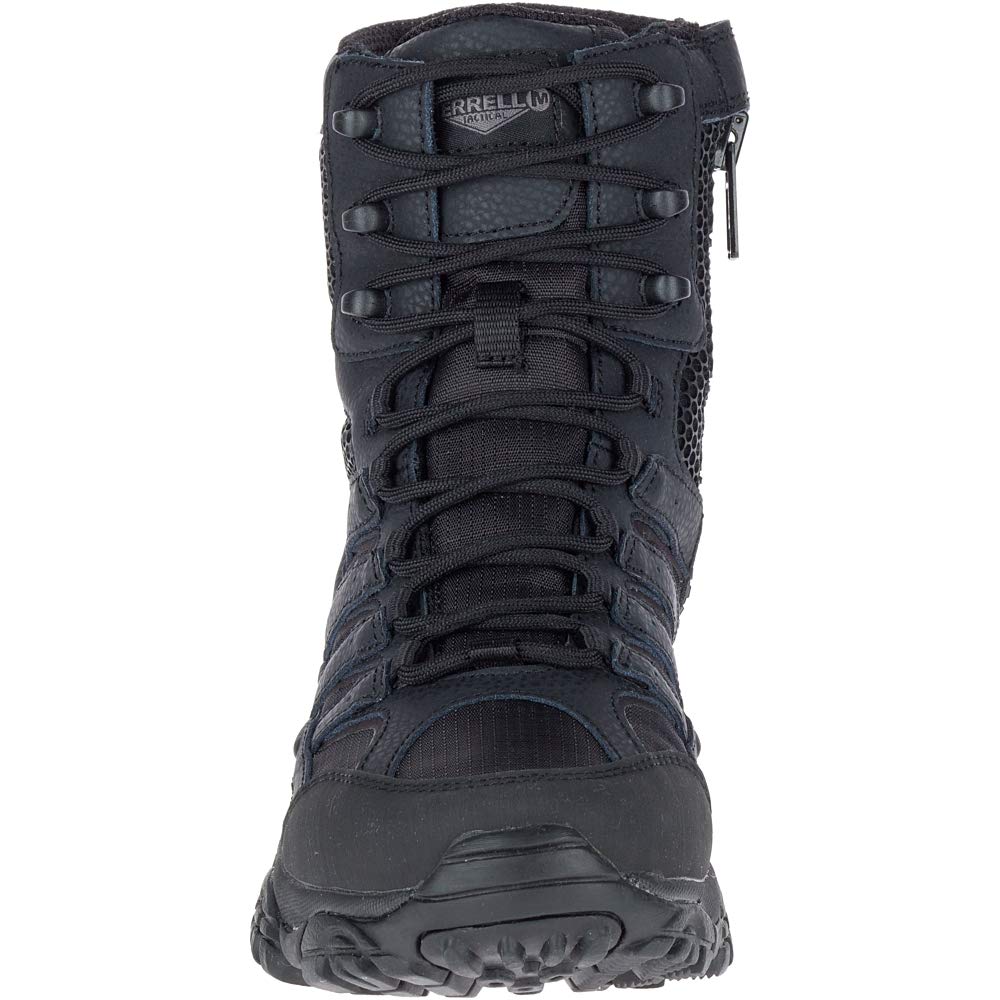 Merrell Men's Jungle Moc Slip-Resistant Leather Work Shoes - Comfortable & Durable Industrial Safety Shoes for Construction, Warehouse & Outdoor Work