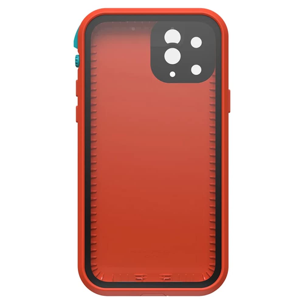 LifeProof FRE SERIES Waterproof Case for iPhone 11 Pro Max - Shockproof, Dirtproof & Snowproof Protection | FIRE SKY (BLUEBIRD/TANGERINE) | Perfect for Outdoor Adventures, Beach Trips & Extreme Sports