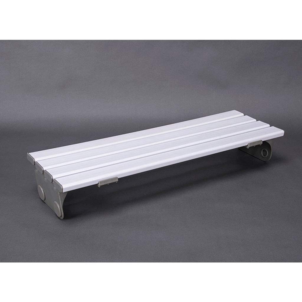 Lightweight Deluxe Slatted Shower Seat for Adults & Seniors - Non-Slip Plastic Bath Board - Ideal for Elderly Safety & Handicap Accessibility in Showers
