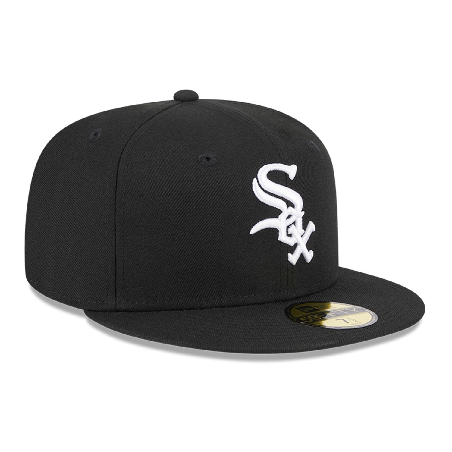 New Era 59Fifty Authentic MLB Chicago White Sox Baseball Cap - Official Licensed Black Snapback Hat for Men & Women | Game Day, Streetwear & Sports Fan Fashion