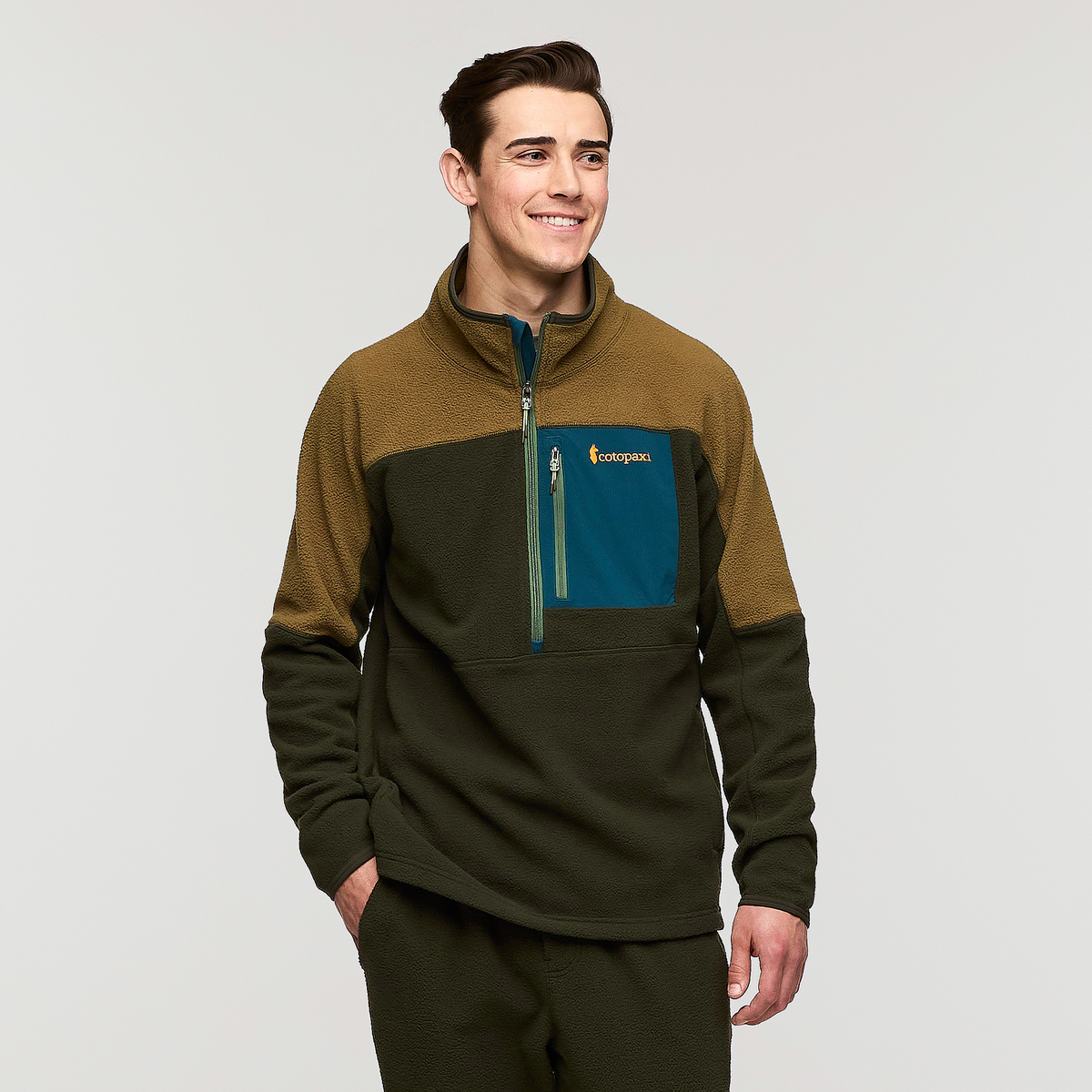 Cotopaxi Abrazo Fleece Half Zip Jacket for Men - Lightweight Warm Pullover for Hiking, Camping & Outdoor Adventures