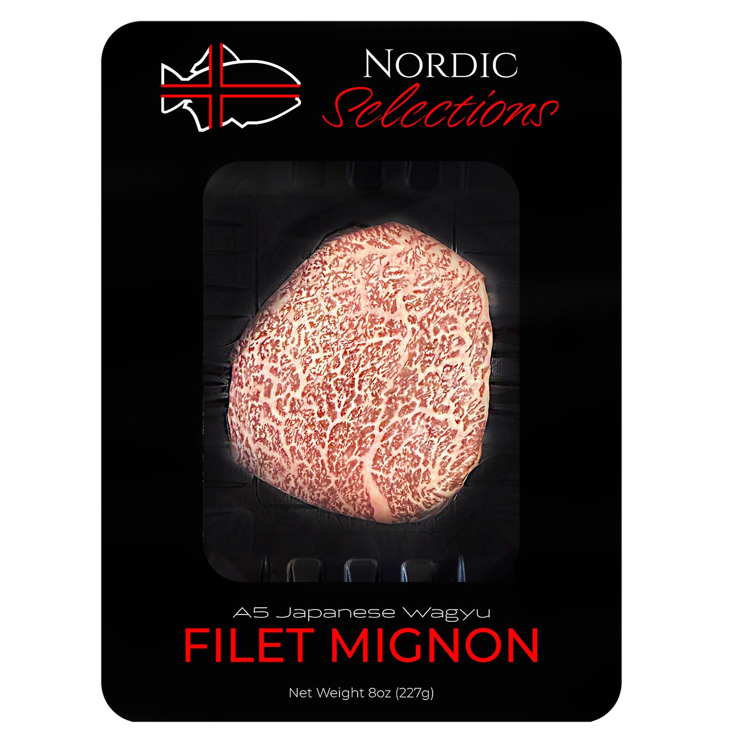 Premium A5 Japanese Wagyu Filet Mignon Steak - Boneless, Fresh Thick-Cut Kagoshima Reserve Beef | Skin-Packed 100% Authentic A5 Wagyu | Perfect for Gourmet Dining, Special Occasions & Luxury Gifts | Overnight Shipping (8 oz, 1 Count)