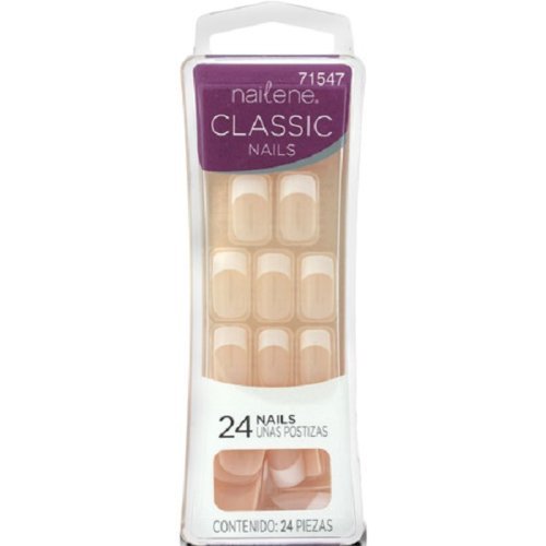 Nailene Classic Nails - 71547 | Natural-Looking Artificial Nails for Manicures | Perfect for Parties, Weddings & Special Occasions