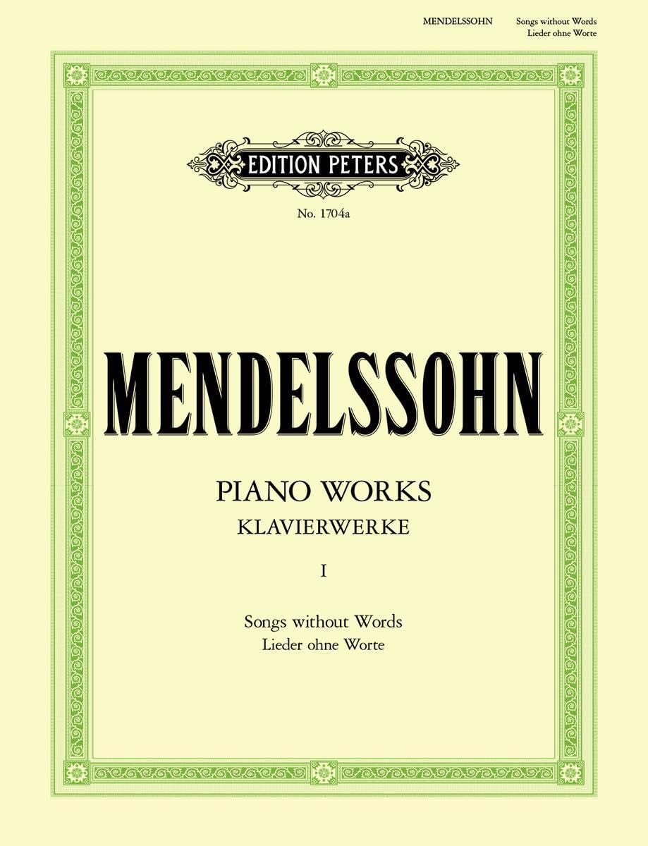 Piano Works: Sheet Music Collection (Edition Peters) - English & German Edition - Perfect for Classical Music Practice, Performances & Piano Lessons
