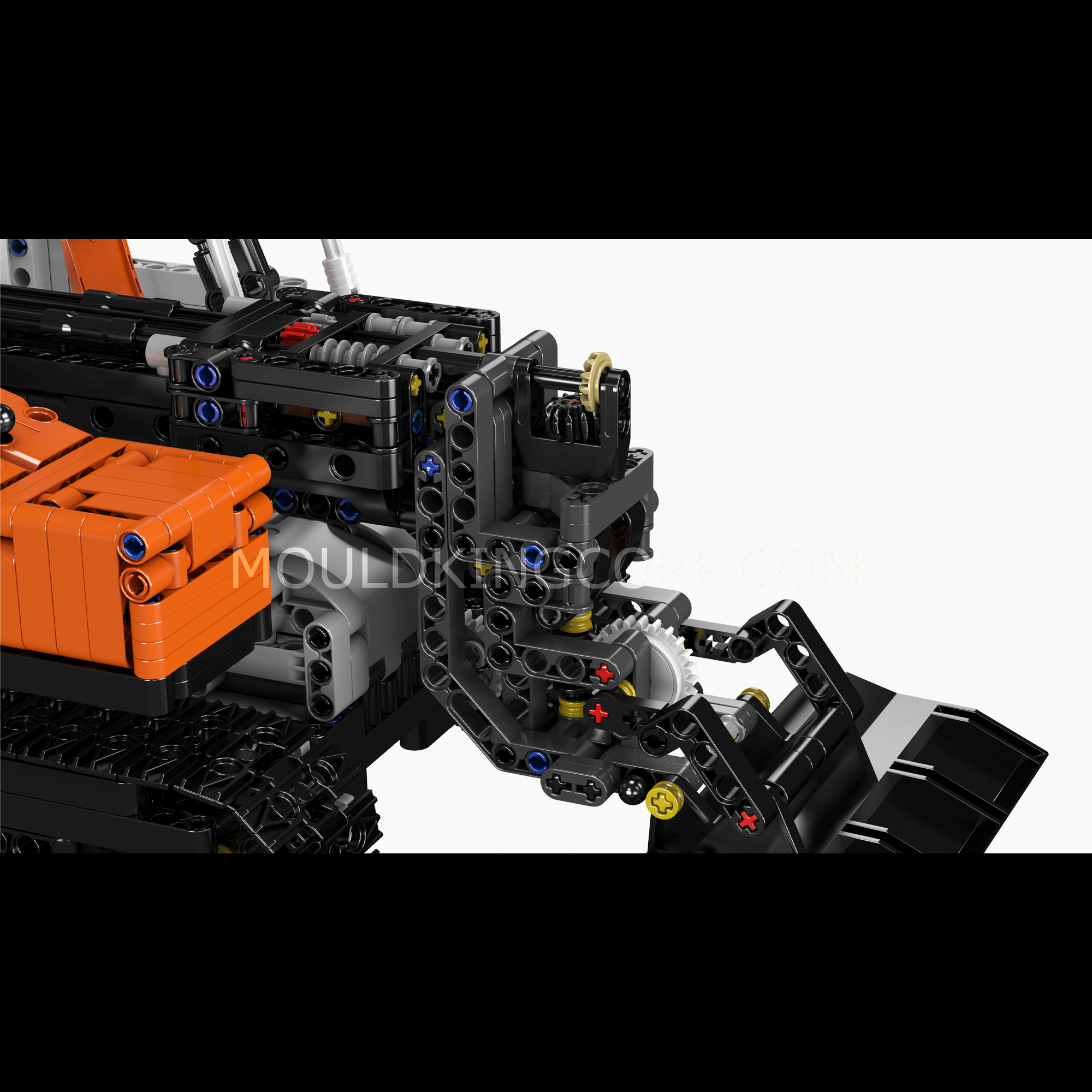 Mould King 17054 Remote Control Crawler Loader Toy - 1,423 Piece Building Blocks Set for Kids & Adults - Construction Vehicle Model for Indoor & Outdoor Play