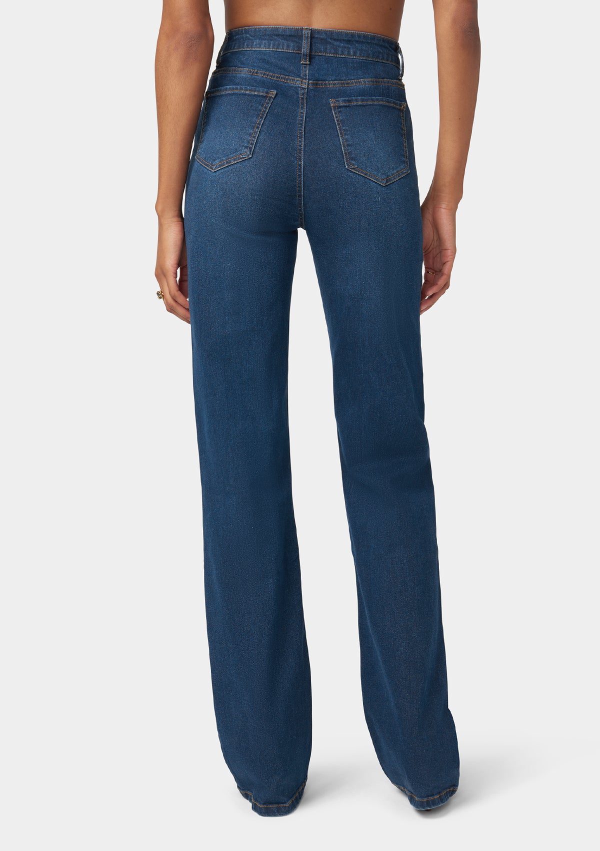 Tall Ava Straight Leg Jeans for Women - High Waist Slim Fit Denim Pants - Perfect for Casual Wear, Office & Date Night