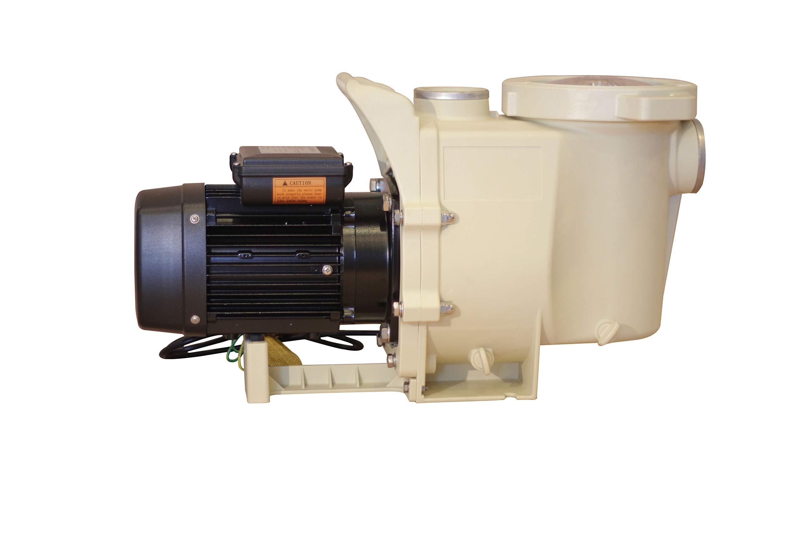 FibroPool 1.5 HP High Efficiency Swimming Pool Pump for In-Ground Pools & Spas | 1.5 Horsepower Single Speed Motor with Clear Top Lid | USA Designed | Perfect for Backyard Pool Maintenance & Water Circulation