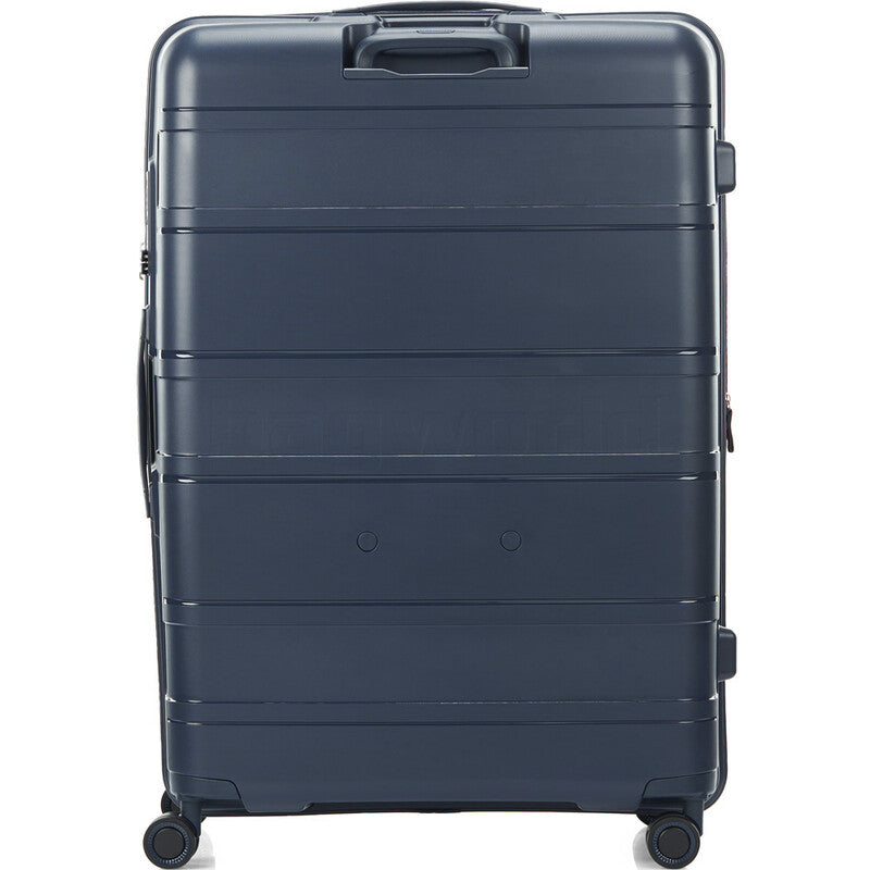 American Tourister Light MAX 3-Piece Luggage Set (Large, Medium, Small) - Navy Blue | Perfect for Family Travel, Business Trips & Weekend Getaways