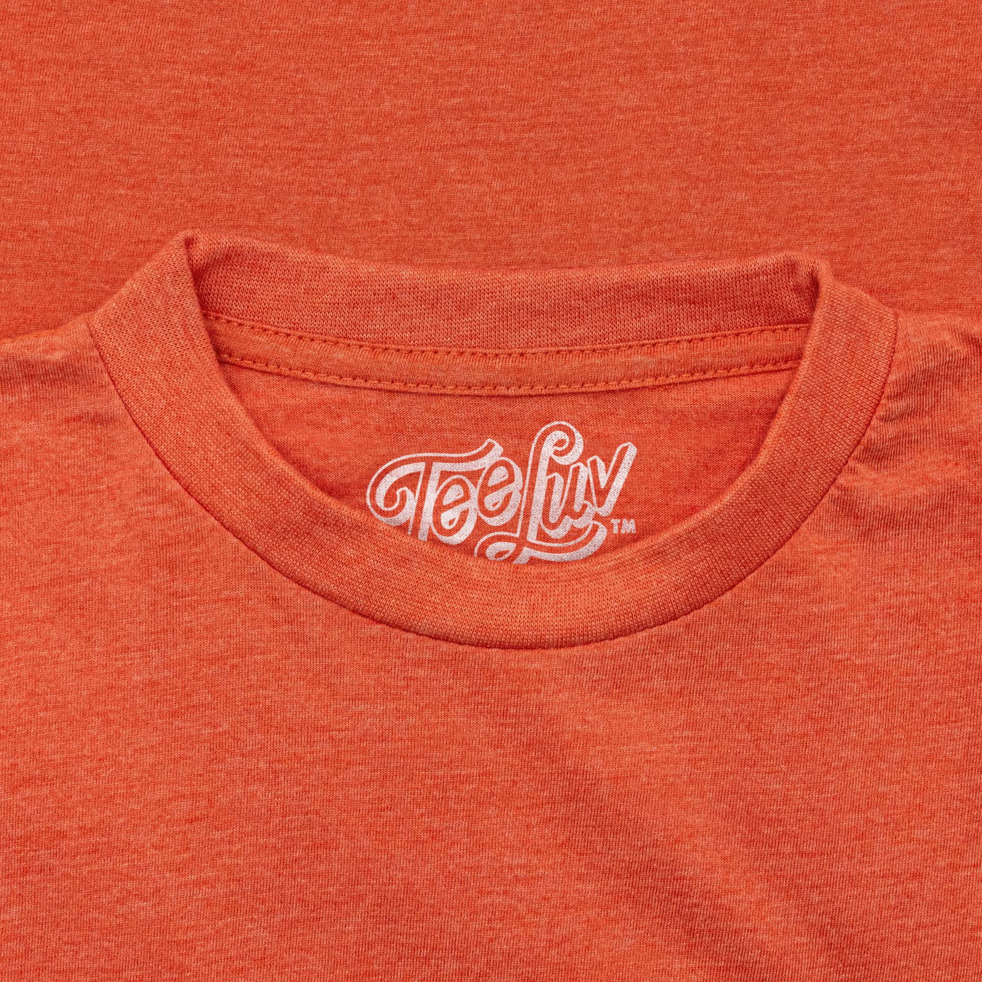 Tee Luv Men's Feel Fresh Orange Crush Soda Graphic T-Shirt - Soft Cotton Casual Shirt for Summer, Streetwear & Retro Style Outfits