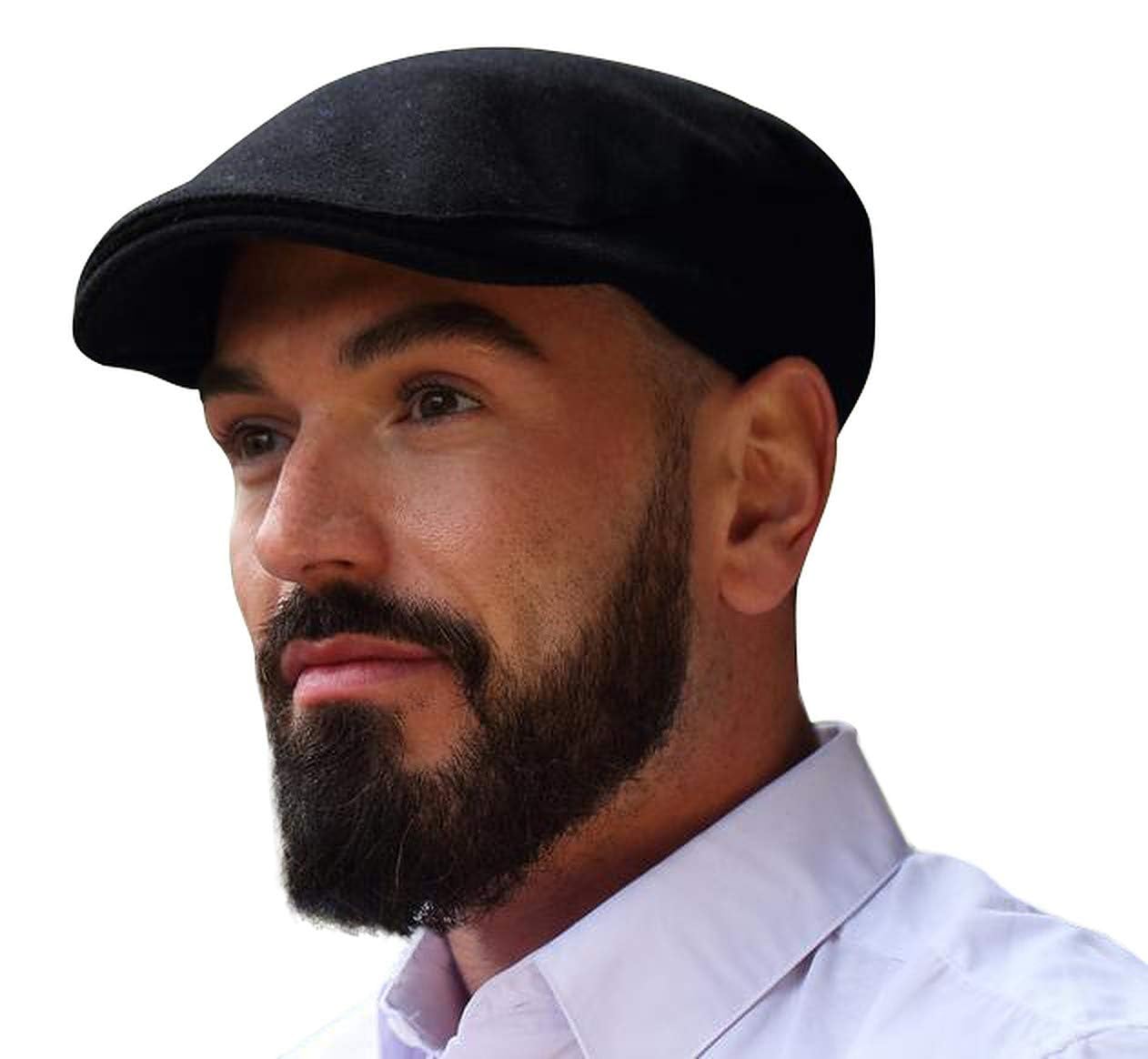 Traditional Tweed Wool Donegal Touring Cap - Unisex Ivy Hat with Sewn Peak & Taffeta Lining | 100% Made in Ireland | Perfect for Outdoor Adventures, Travel & Casual Wear