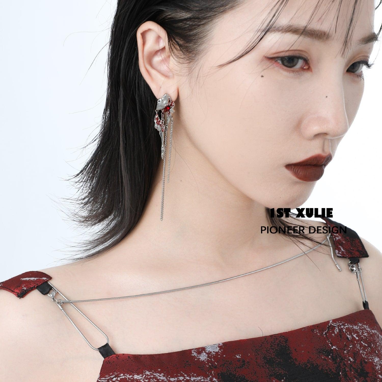 Wind Erosion S925 Sterling Silver Earrings & Ear Clips for Women - Perfect for Daily Wear, Parties, and Gift Giving