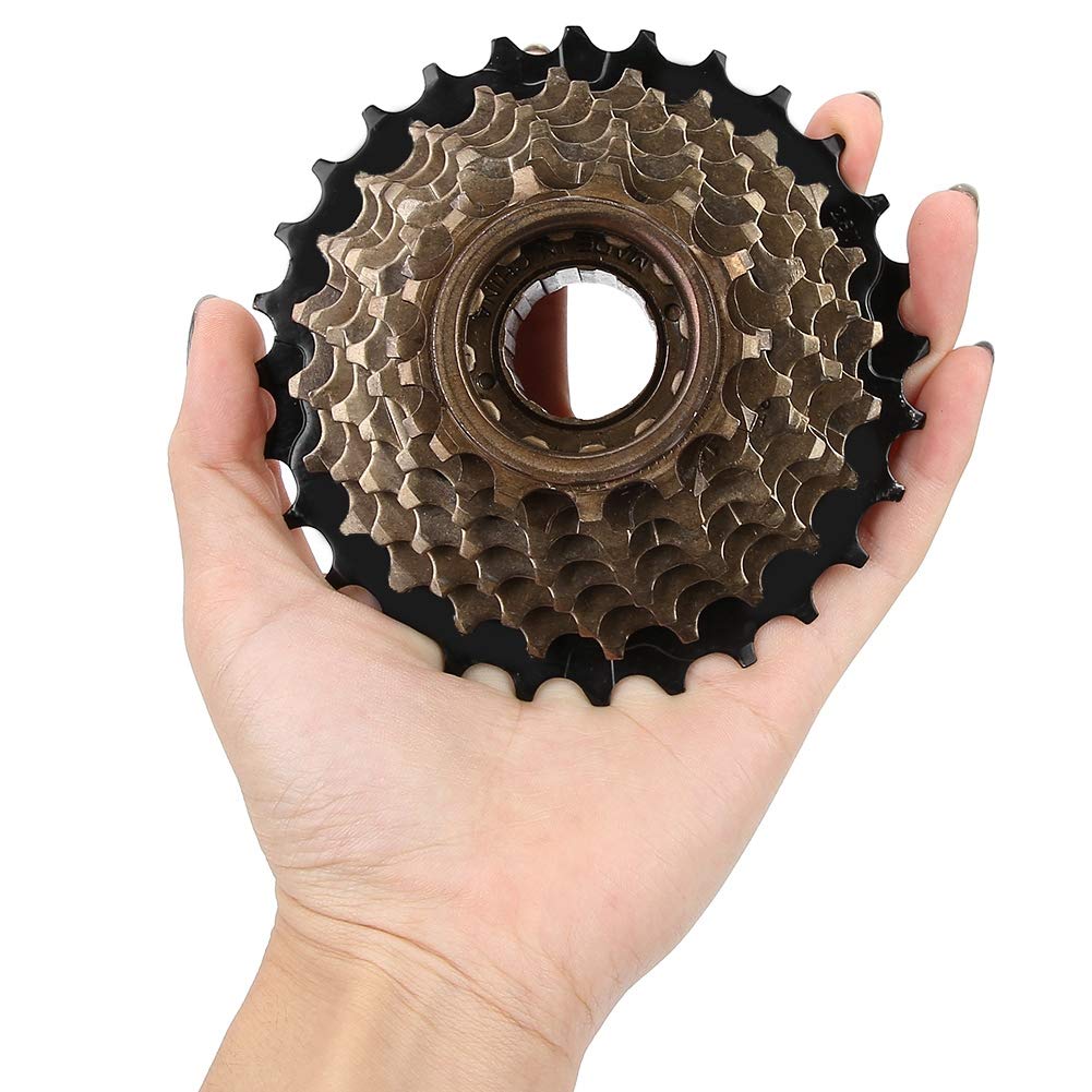 6 Speed 14T-28T Bicycle Freewheel Cassette - Bike Multiple Speed Teeth Cassette Replacement for Road & Mountain Bikes - Perfect for Cycling, Commuting & Gear Upgrades