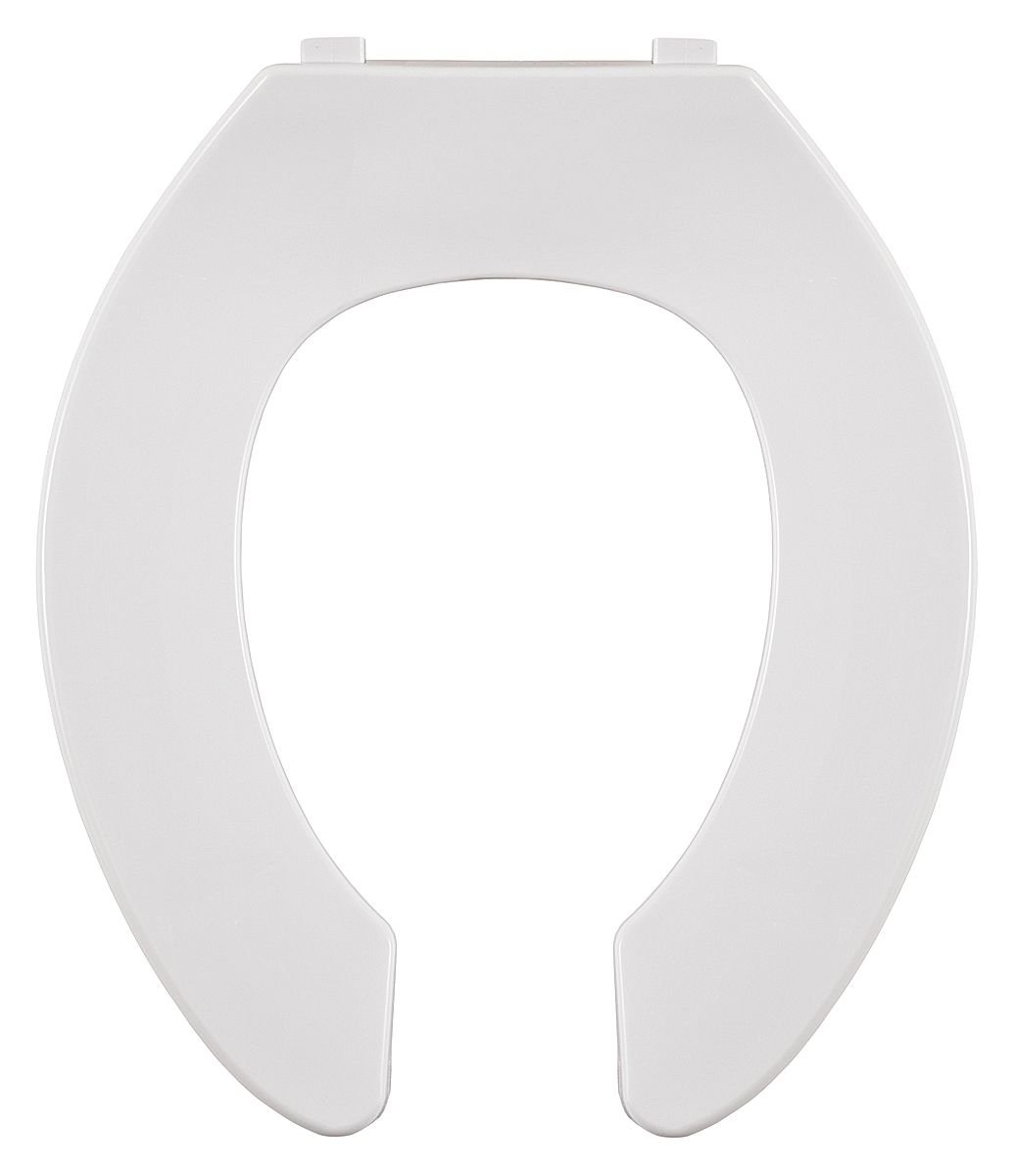 Round Open Front Toilet Seat - 16.75 Inch Durable Comfort Fit for Standard Toilets - Perfect for Bathroom Renovation & Home Upgrades
