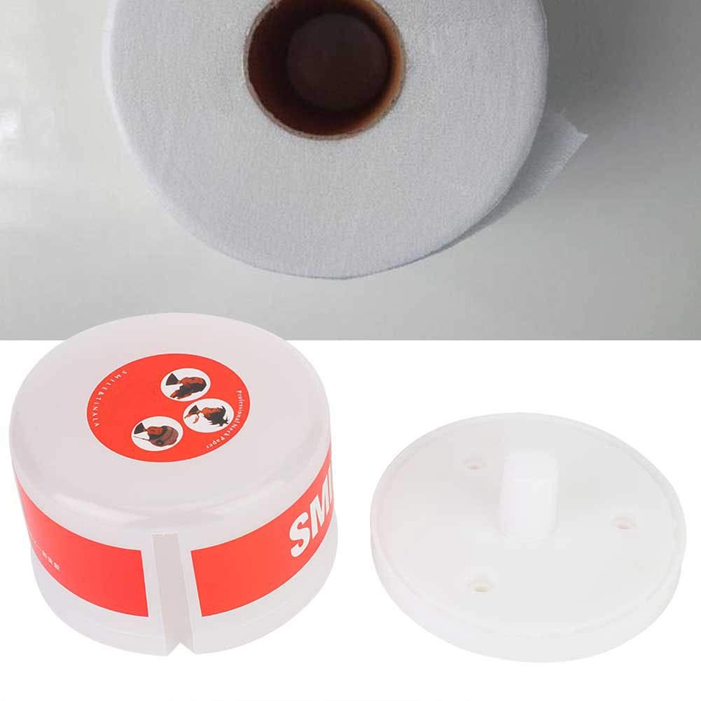 ZJchao Neck Paper Dispenser with Suction Cups - Hair Cutting Collar Paper Roll Holder for Barber Shops & Home Use | Neck Strip Storage Container for Salon, Haircut & Grooming Services