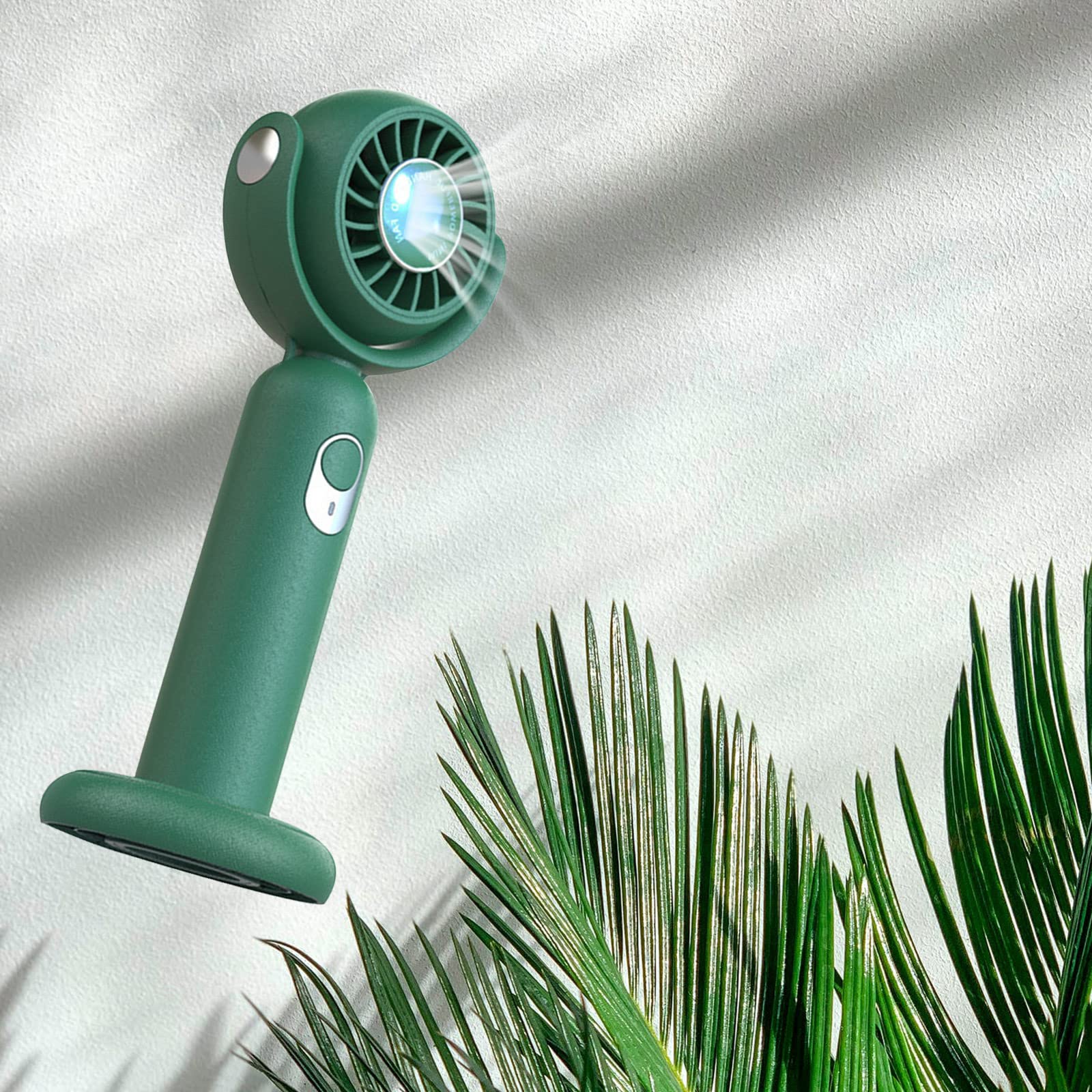 Cafuvv Portable Handheld Mini Fan - USB Rechargeable, 3 Speed Adjustable, Battery Operated for Outdoor, Travel, Office & Home Use