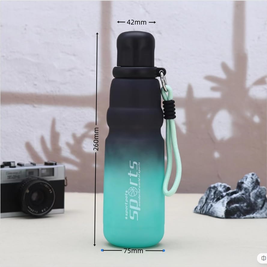 AISIR 750ml BPA-Free Sports Water Bottle for Gym, Yoga, Camping & Work - Leak Proof & Durable - Ideal for Hydration During Workouts, Outdoor Activities & Office Use - Purple