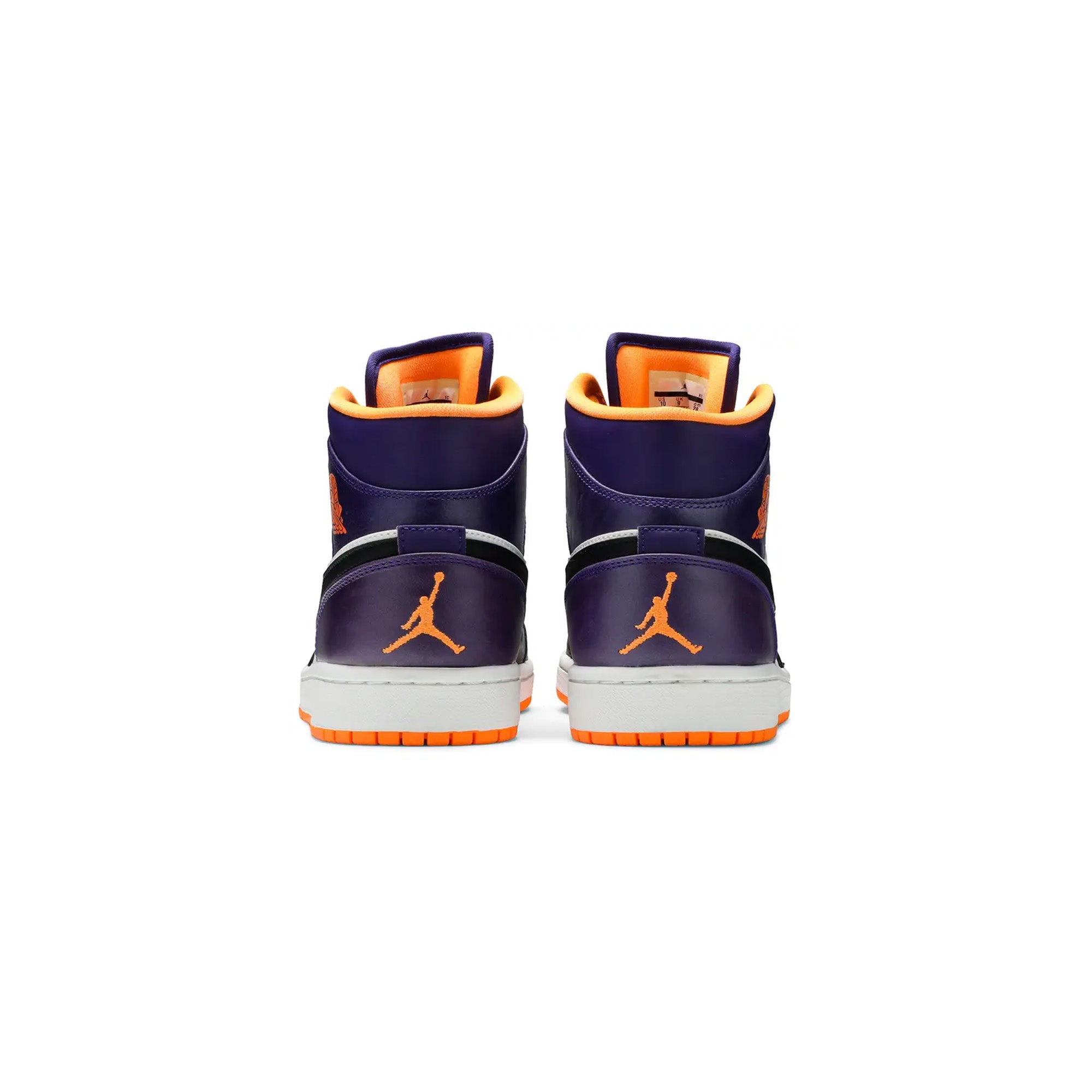 Air Jordan 1 Mid 'Phoenix Suns' Basketball Shoes (2013) - Men's Retro Sneakers for Streetwear & Court Performance