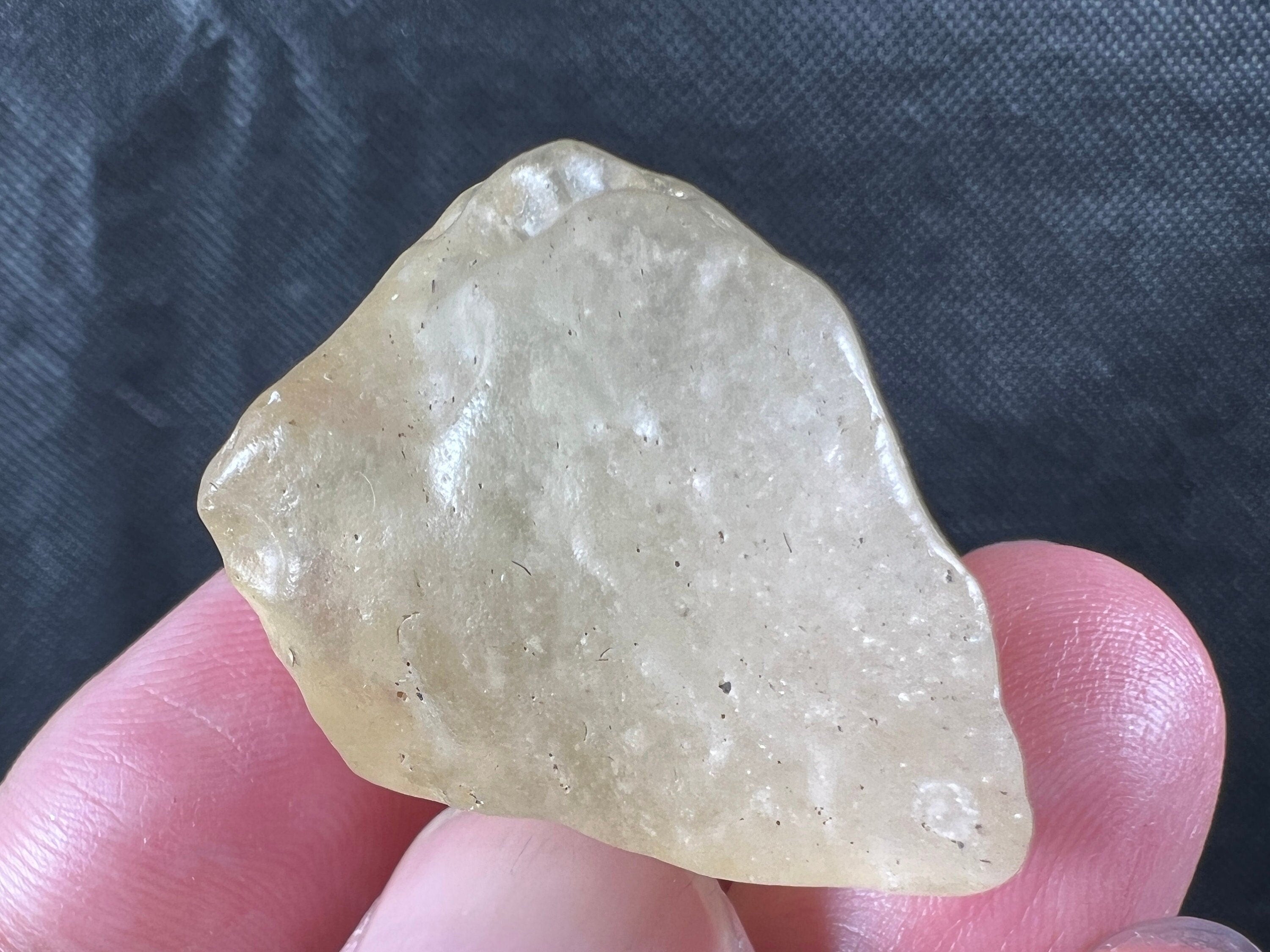Libyan Desert Glass Raw Crystal - Rare 14.6g Natural Stone | Unique Spiritual Gift, Home Decor, Healing Crystals Collection | Perfect for Meditation, Energy Work & Jewelry Making
