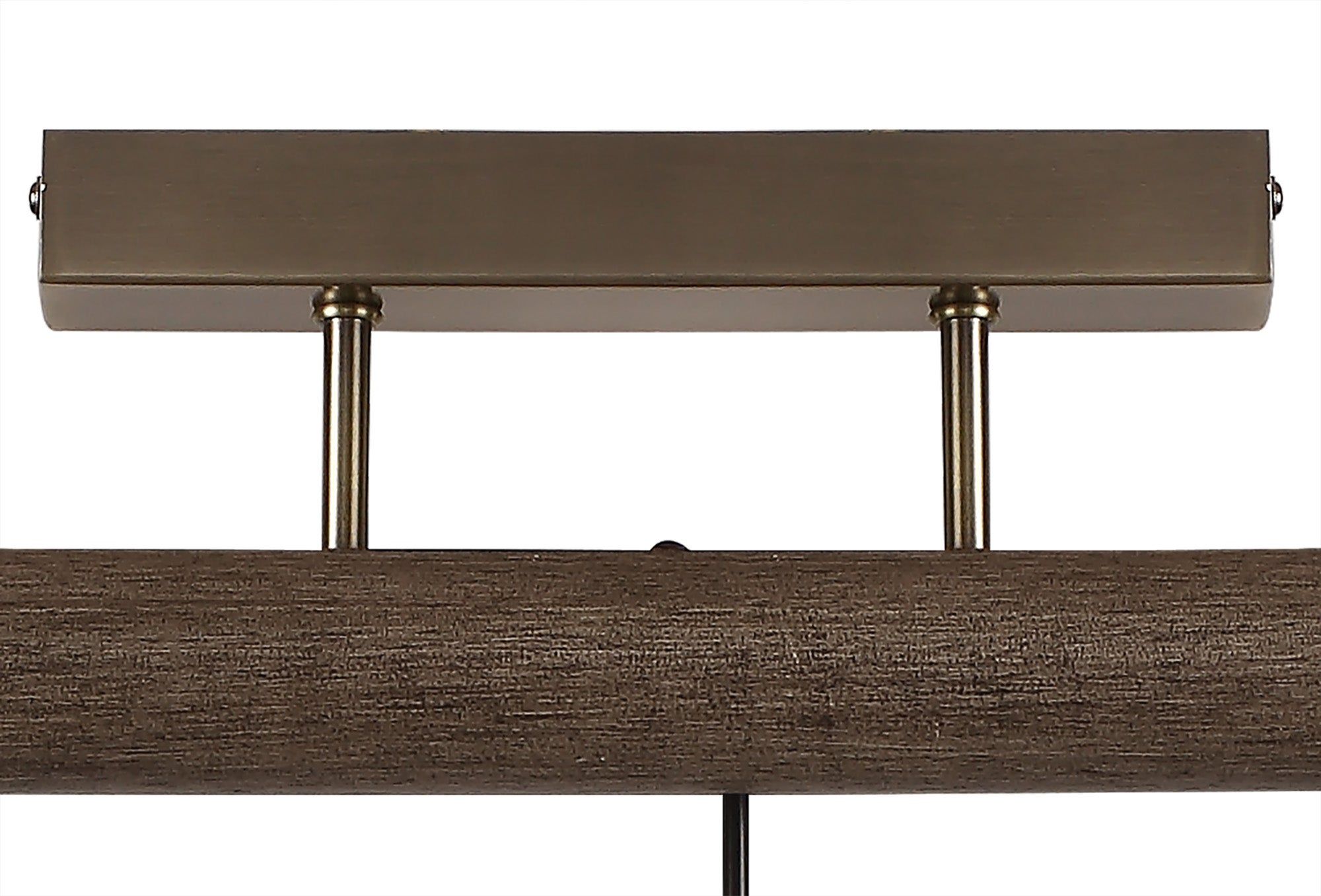 Ambover Kitchen Table Island Ceiling Light Fixture - 3/4/6 Light E27 Bulb Base - Medium Oak & Antique Brass Finish - IP20 Rated - Perfect for Dining Room, Kitchen Island or Breakfast Nook Lighting