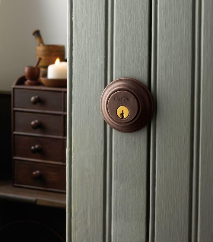 Baldwin Hardware 8232.056 High Security Deadbolt Lock - Premium Door Lock for Home Safety & Security | Ideal for Front Doors, Back Doors & Rental Properties