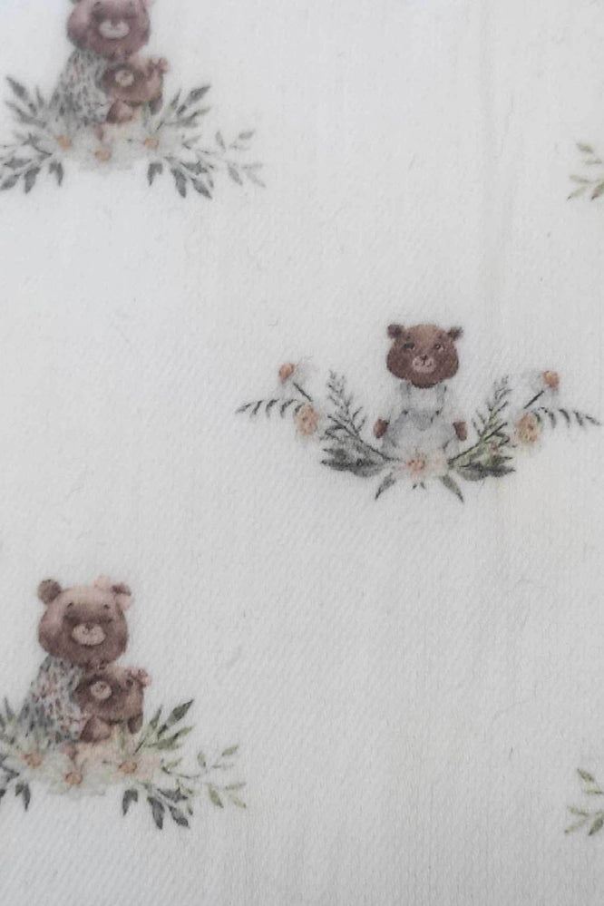 Yogi Beige Teddy Bear Romper - Soft & Cozy Baby Jumpsuit for Newborns & Toddlers | Perfect for Playtime, Photo Shoots & Gift Giving
