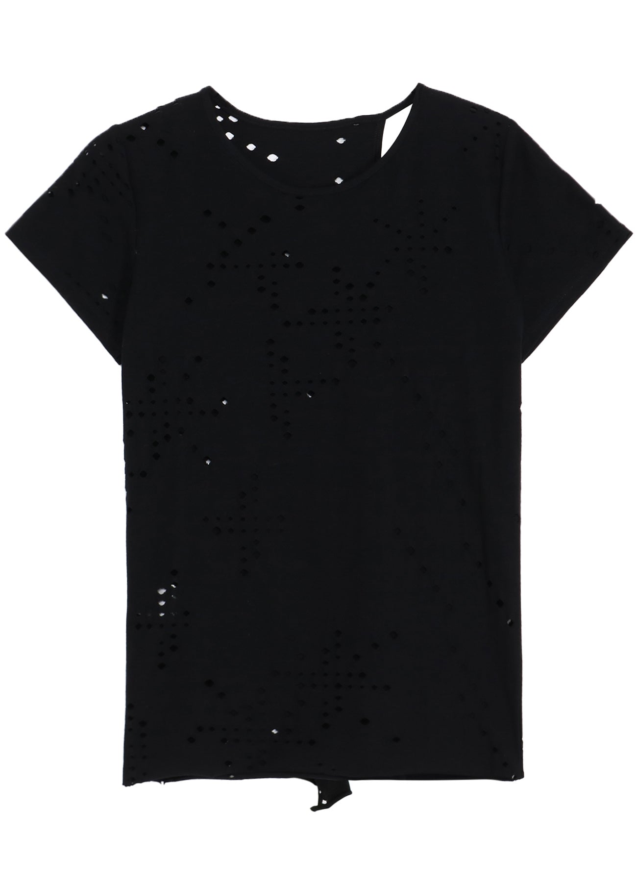 Breathable Cotton Jersey Short Sleeve T-Shirt with Unique Hole Design - Casual Summer Tee for Men & Women | Perfect for Outdoor Activities, Beach Wear, and Everyday Comfort