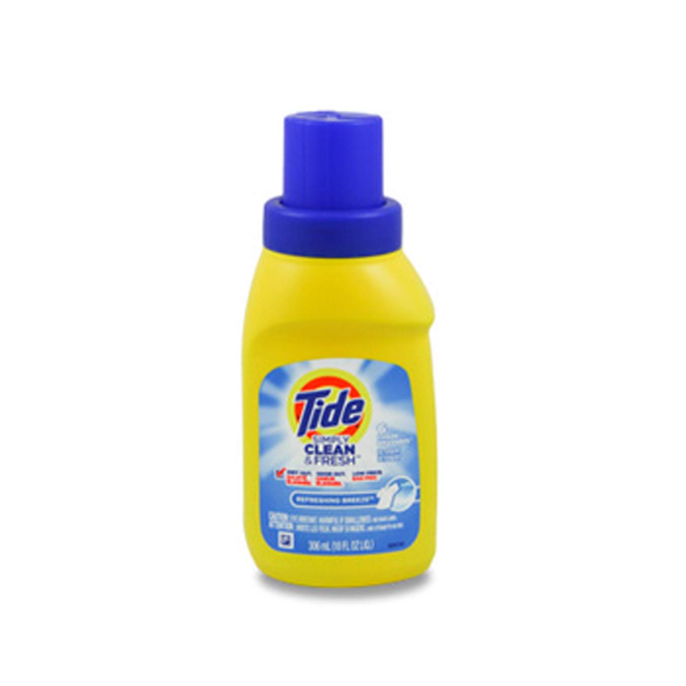 Tide Liquid Laundry Detergent, 10oz (Pack of 24) - Fresh Scent for Clothes, Perfect for Home, Travel & Gym Use