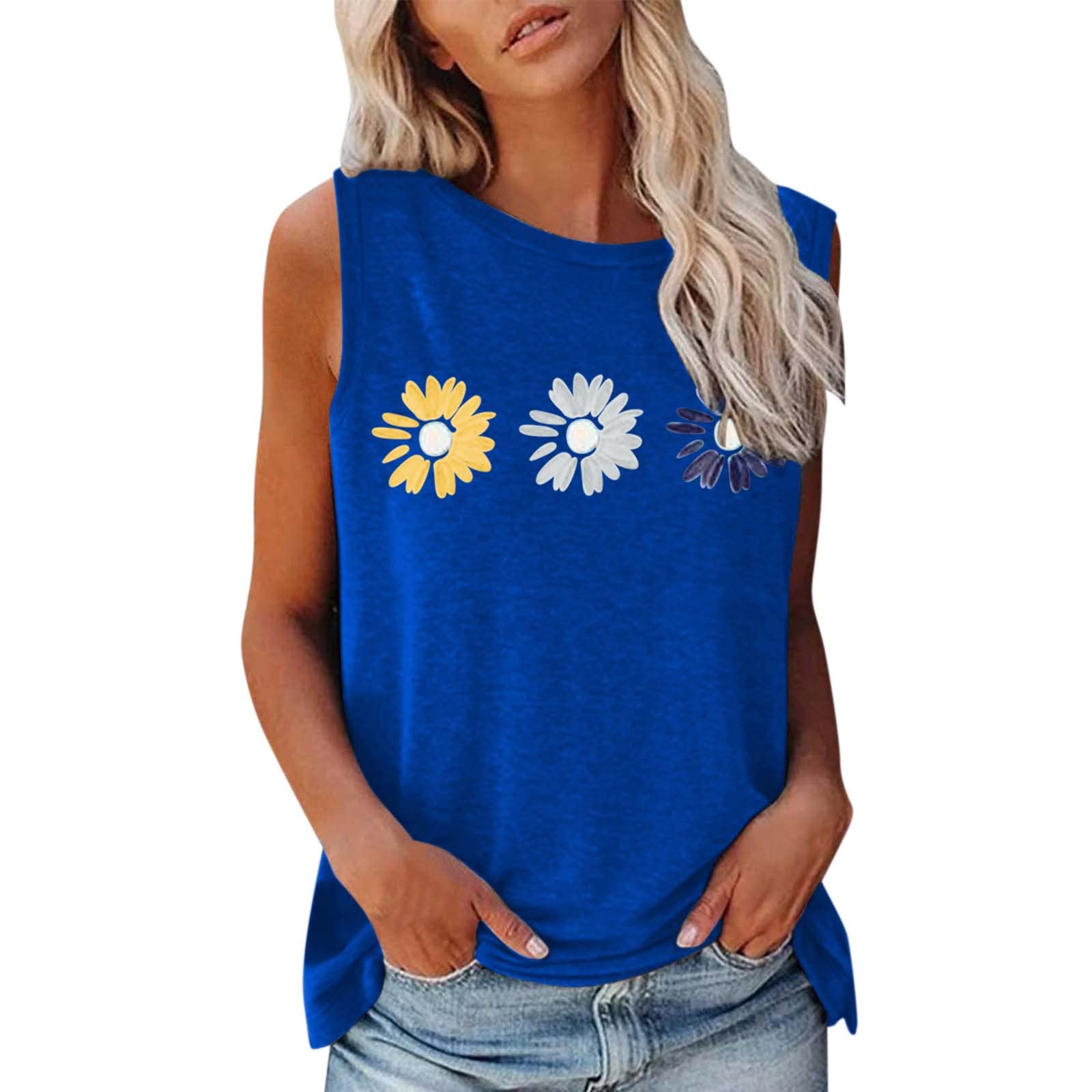 Women's Sleeveless Loose Tunic Blouses - Summer Casual Tank Tops in Multiple Colors | Perfect for Beach Outfits, Yoga Wear & Everyday Comfort