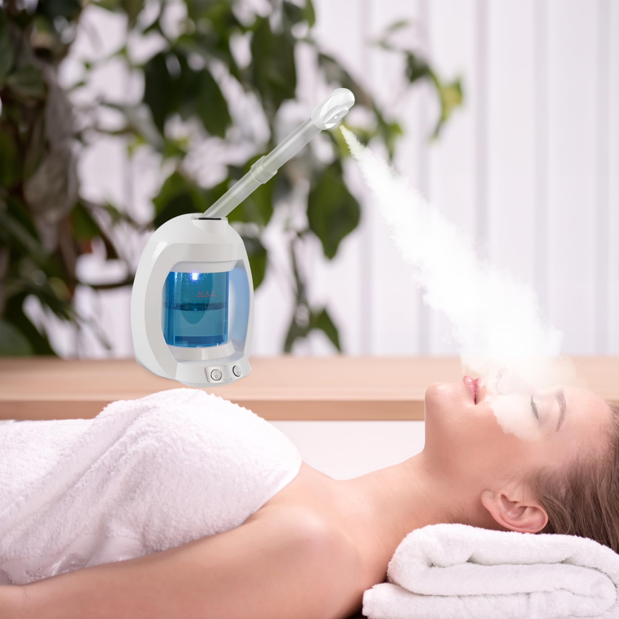 Professional Nano Ionic Facial Steamer for Deep Cleaning - Hot Steam Vaporizer for Estheticians & Home Spa, Includes Headband & Acne Needle Set - Perfect for Acne Treatment, Blackhead Removal & Skin Hydration