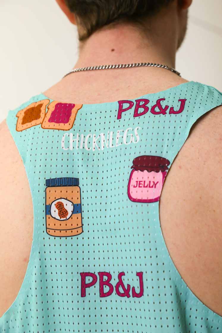 Men's PB&J Performance Singlet - Breathable Running & Workout Tank Top for Gym Training & Athletic Activities