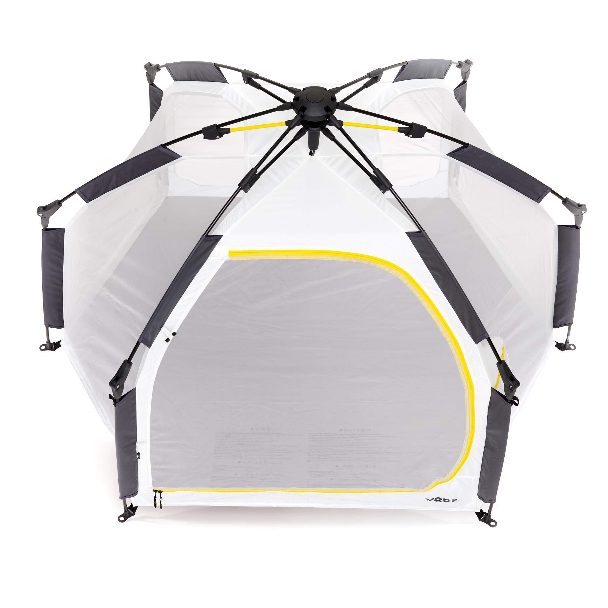 Veer Basecamp - JPMA Certified Portable Baby Playpen for Toddlers & Kids | Indoor & Outdoor Pop-Up Play Yard with Shade Canopy | Bug-Proof Design | Safety Certified Playard for Home, Travel & Backyard Adventures