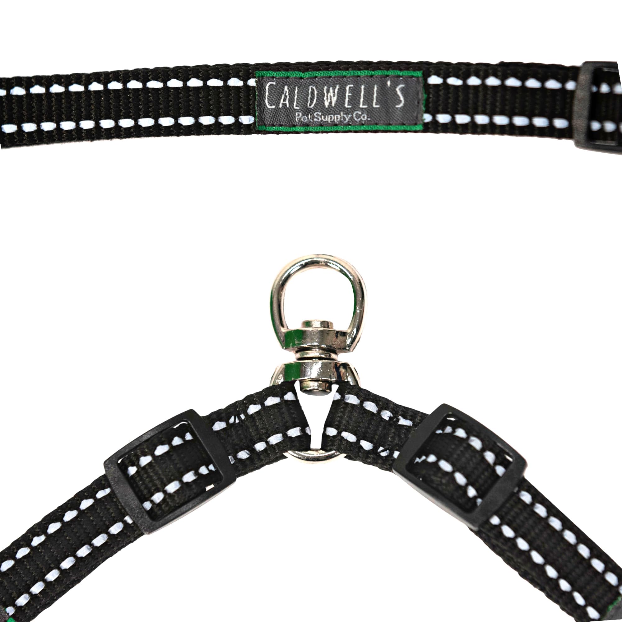 **Caldwell's Pet Supply Co. Adjustable Tangle-Free Dog Leash Coupler – Dual Dog Leash Splitter for Walking 2 Small to Medium Dogs – Perfect for Parks, Hiking & Daily Walks**