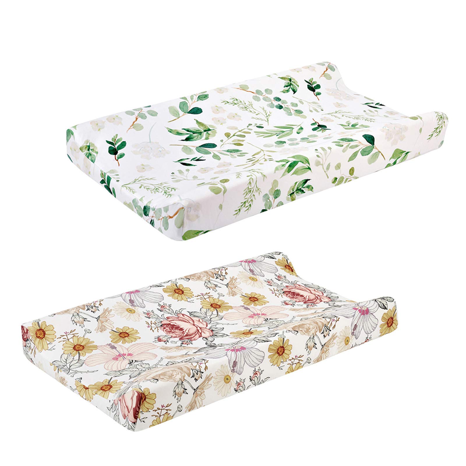 2 Pack Waterproof Baby Changing Pad Covers - Soft Nursery Changing Table Protectors for Diaper Stations & Travel - Fits Standard Changing Pads (Cover Only) - Breathable & Machine Washable - Ideal for Home, Daycare & On-the-Go Parents - Perfect for Newborn Care, Baby Showers & Parenting Essentials - Great for Nursery, Pediatric Clinics & Family Trips
