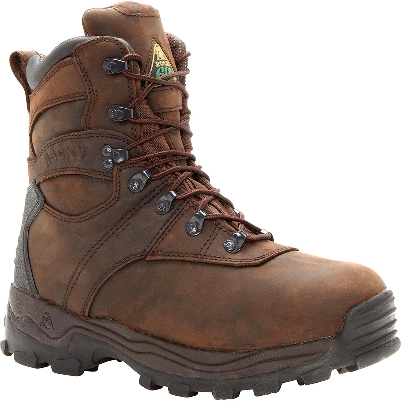 ROCKY Sport Utility 600G Insulated Waterproof Boot - Men's Winter Work Boots for Hiking, Hunting & Outdoor Activities - Waterproof & Thermal Protection for Cold Weather