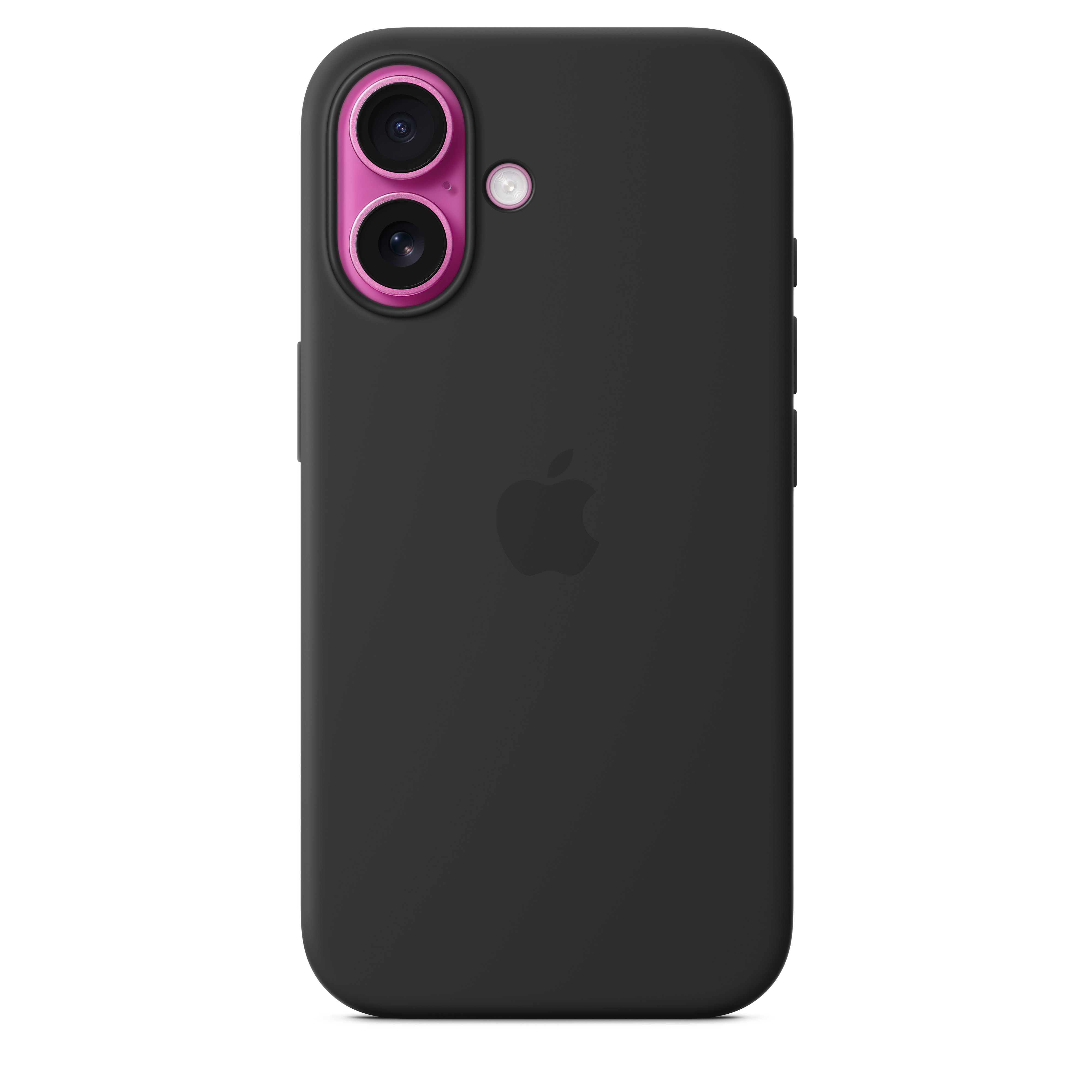 Magnetic Silicone Case with MagSafe for iPhone 16 - Black | Slim Protective Cover for Everyday Use & Wireless Charging