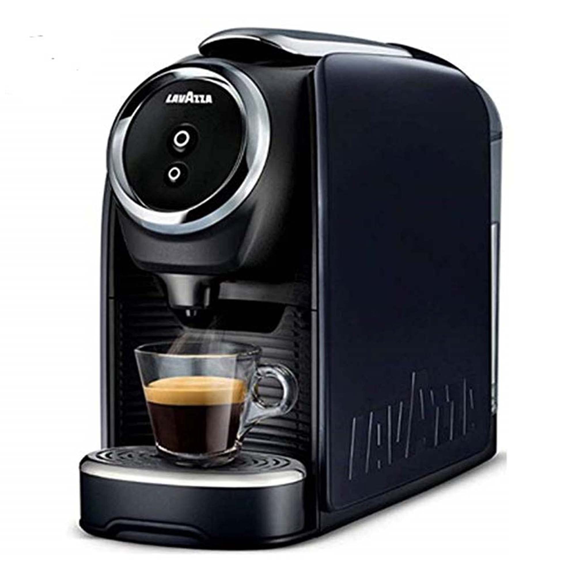 Lavazza Blue Classy Mini Single Serve Espresso Coffee Machine LB 300 with 100 Decaf Coffee Capsules - Easy Touch Controls for Home & Office Use