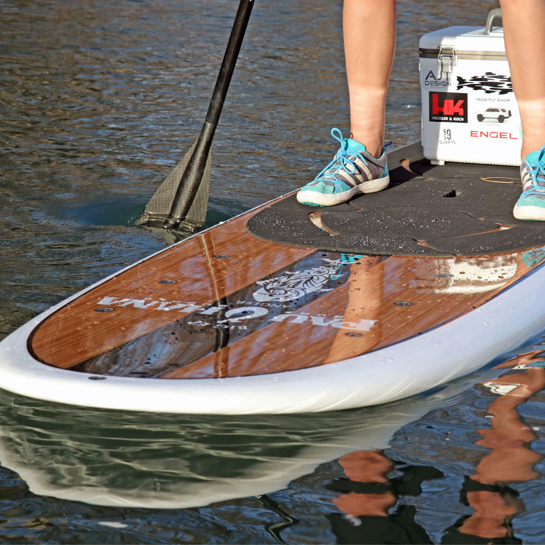 **Aqua Bound Malta 1-Piece Carbon Stand Up Paddle Board - Lightweight & Durable SUP Paddle for Kayaking, Surfing & Outdoor Water Sports**