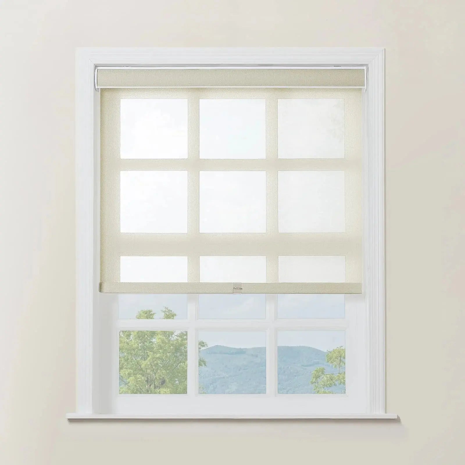 Alvin Boutique Blackout Cordless Roller Shades - Light Blocking Window Coverings for Bedroom, Nursery & Home Office