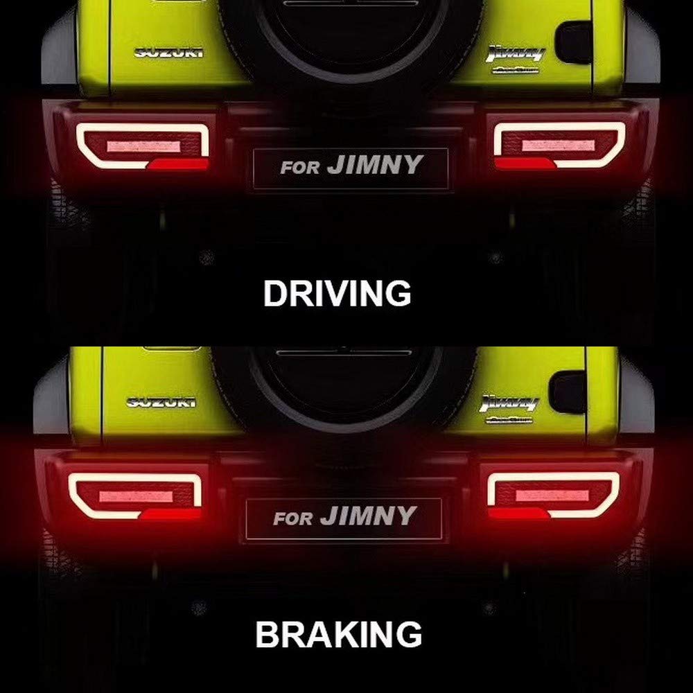 Suzuki Jimny 2019-2020 LED Brake Lights - DRL, Turn Signals & Reverse Lights for Enhanced Night Driving Safety | Perfect for Off-Road Adventures & Urban Commuting
