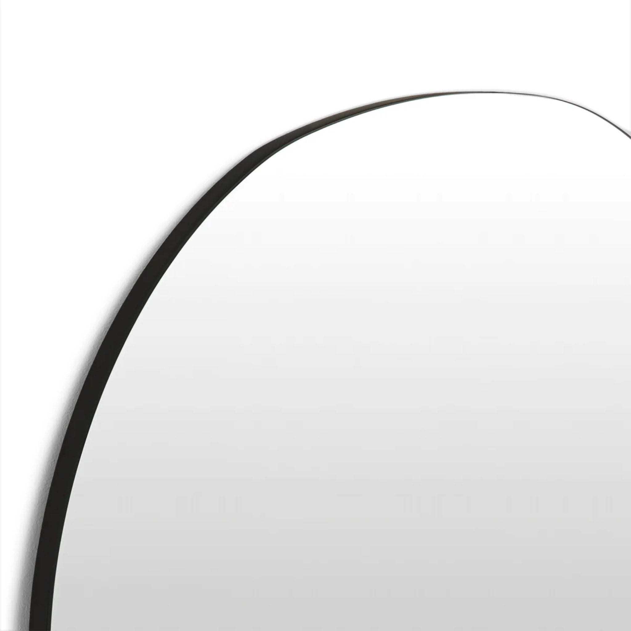 Miller Pool Mirror 70x85cm Black - Large Wall Mirror for Bathroom, Bedroom & Living Room Decor