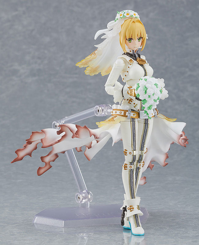 Fate/Grand Order Figma #559 Saber/Nero Claudius (Bride) Action Figure - Collectible Anime Character Model for Display & Cosplay