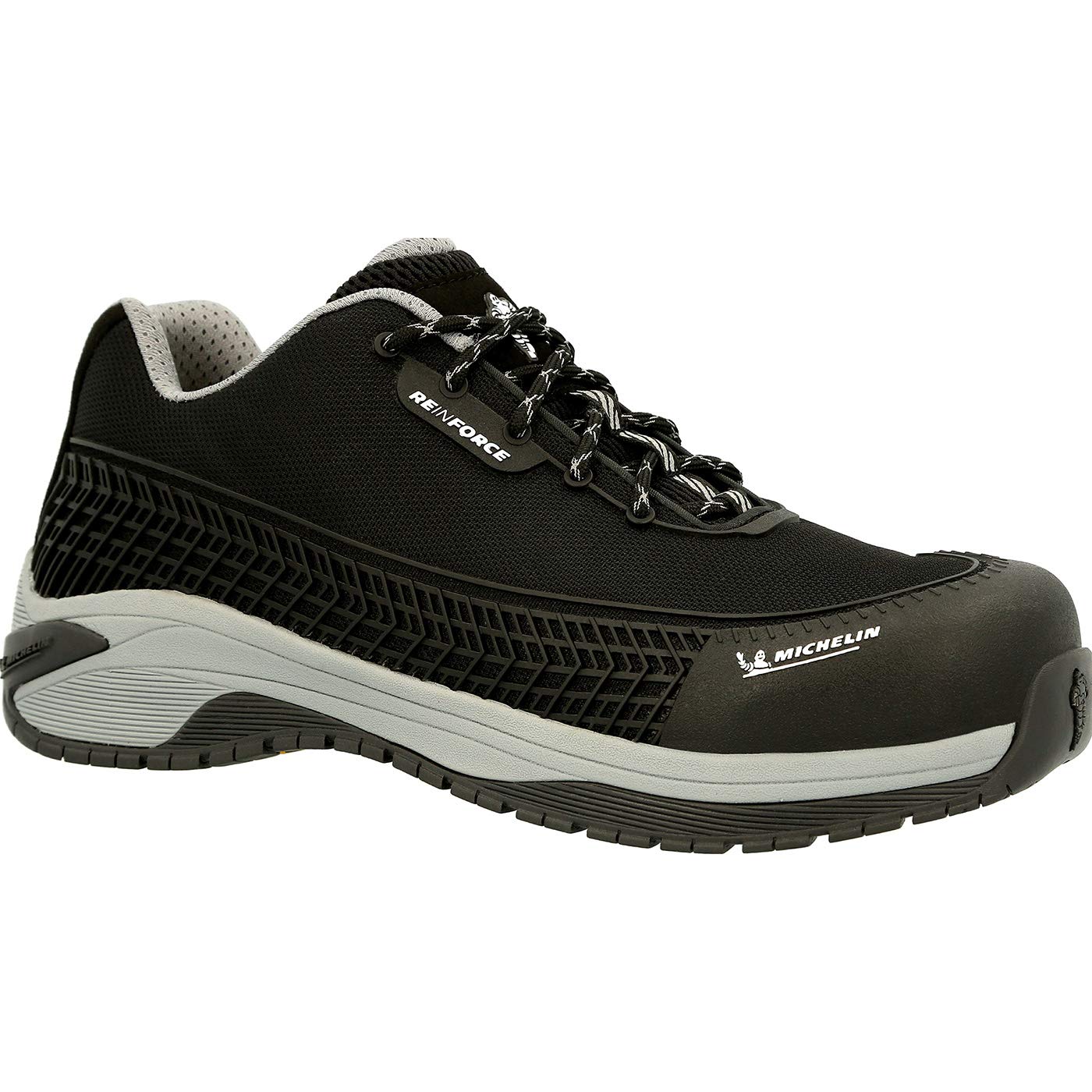 MICHELIN Latitude Tour Alloy Toe Athletic Work Shoes for Men - Lightweight Safety Toe Sneakers for Construction, Warehouse & Outdoor Work (Size Options)