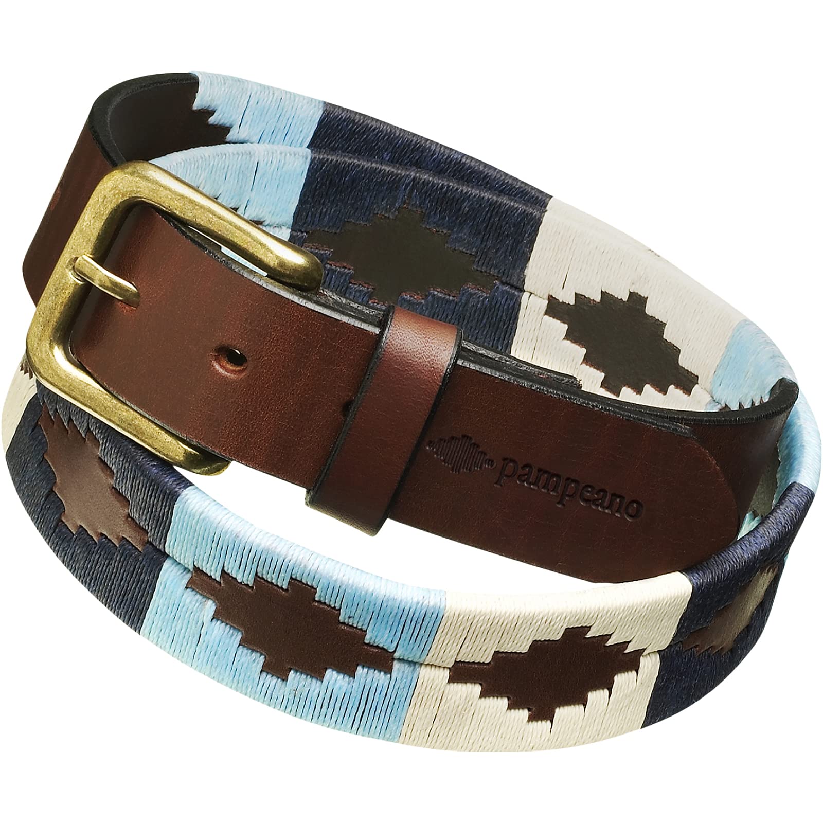 Handmade Argentine Gaucho Leather Belt | Premium Pampeano Polo Belt | Artisan Crafted Genuine Leather | Gift Boxed Men's Accessory | Perfect for Western Fashion, Equestrian & Casual Wear
