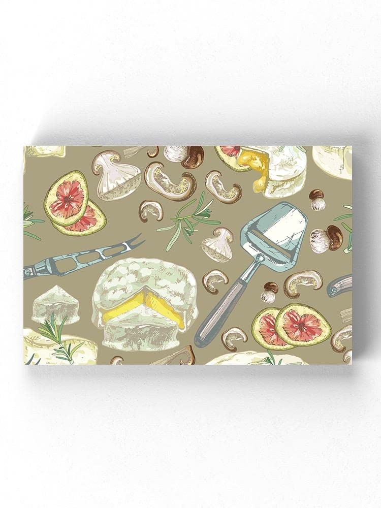 Premium Kitchen-Themed Wrapped Canvas Wall Art - Perfect for Home Decor, Dining Room, and Kitchen Decorations
