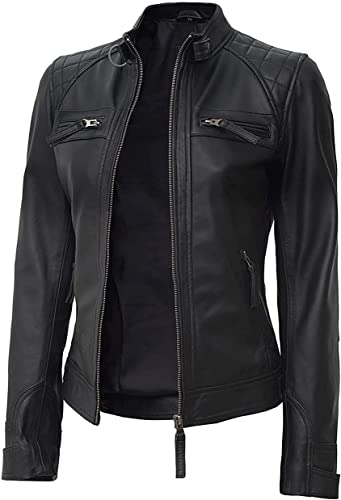 Women Diamond Black Jacket