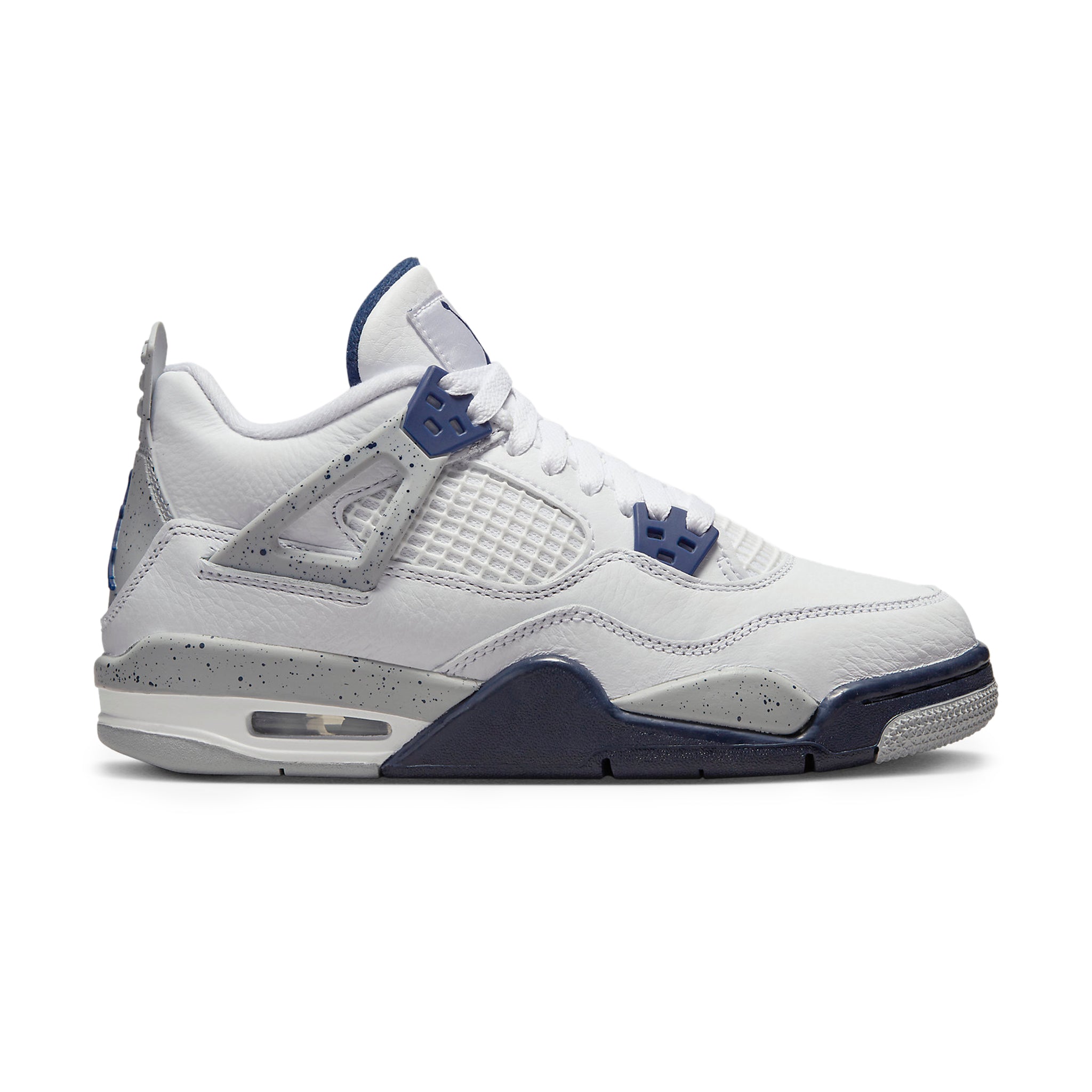 Air Jordan 4 Retro Midnight Navy GS - Boys' Basketball Shoes for Court & Street Style - Perfect for School, Games & Casual Wear
