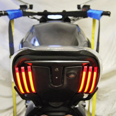 Ducati Diavel Rear Turn Signals for 2010-2019 Models - High Visibility LED Motorcycle Indicators for Night Riding & Safety