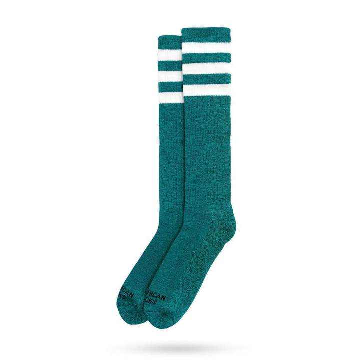 Premium American Knee High Socks in Turquoise - Soft, Comfortable & Stylish for Women - Perfect for Workouts, Running, Yoga & Everyday Wear