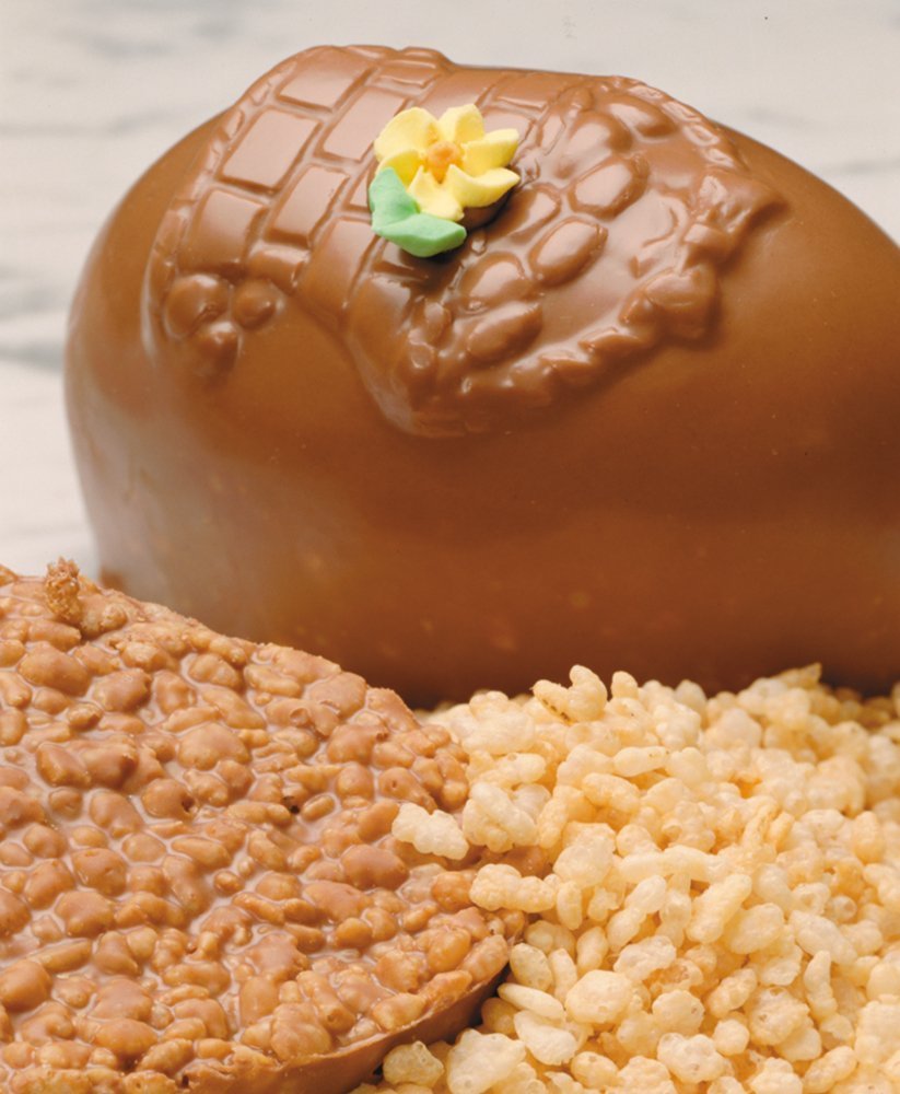 Philadelphia Candies Dark Chocolate Crisped Rice Easter Egg - 7oz Gift Box for Easter Gifts, Holiday Treats & Party Favors