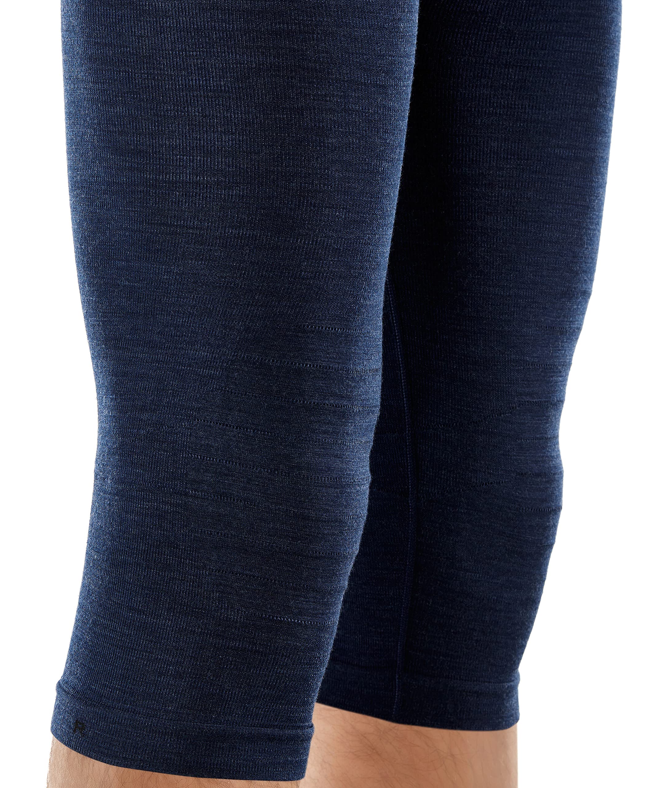FALKE Men's Wool 3/4 Tights for Running & Cycling - Dark Night Navy - Extra Extra Large (XXL) - Thermal Winter Base Layer for Outdoor Sports & Cold Weather Activities